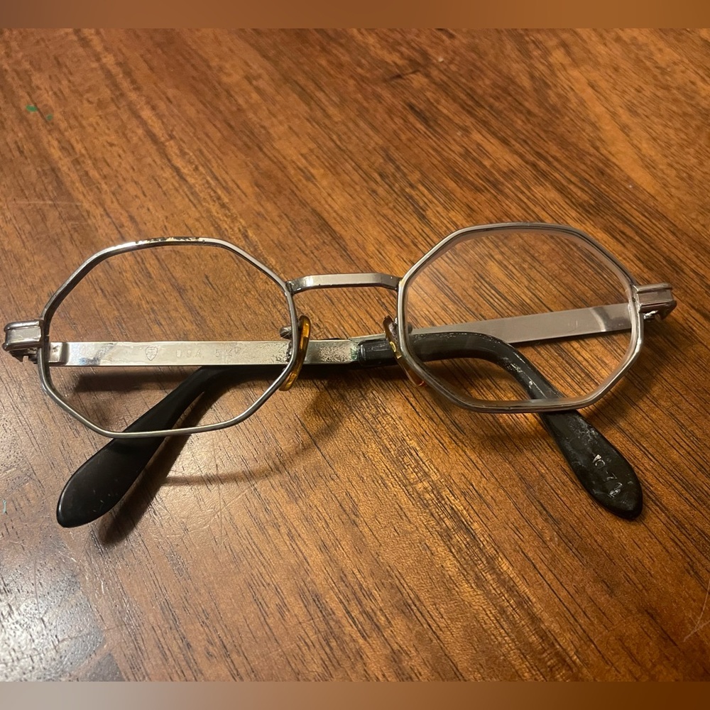 Vintage Silver Eyeglasses Frames